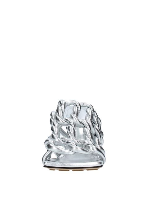 Mules in pelle BOTTEGA VENETA | 716242 V29N0 1414SILVER